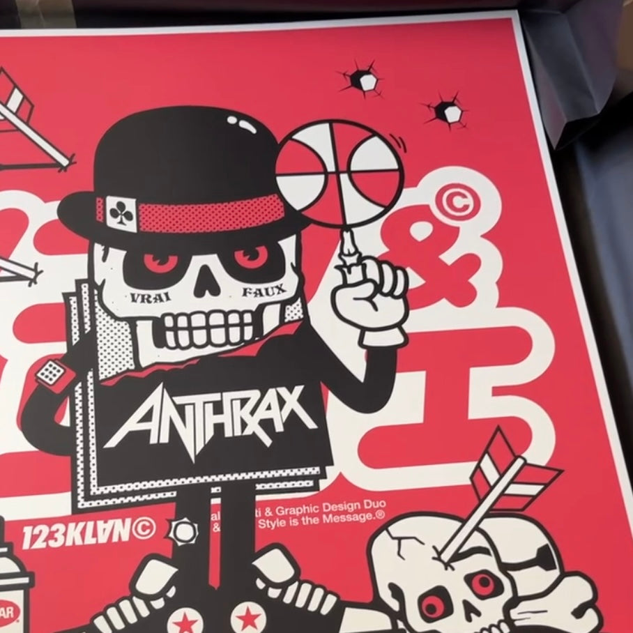 Mr card loves Anthrax Red