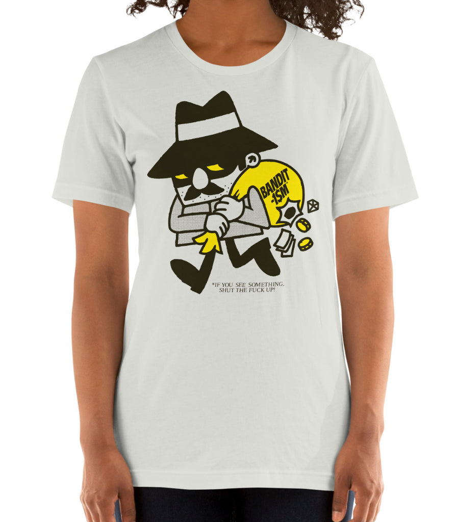 Robber Unisex t-shirt Grey