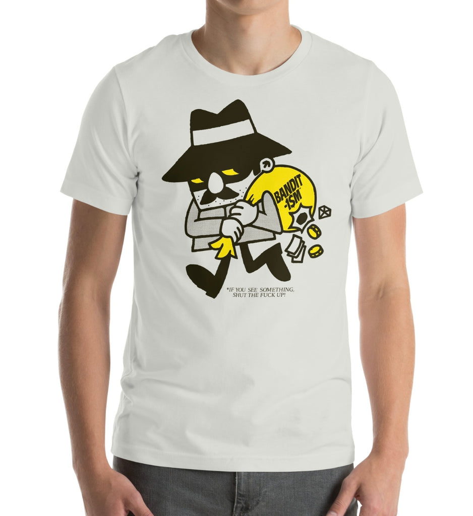Robber Unisex t-shirt Grey