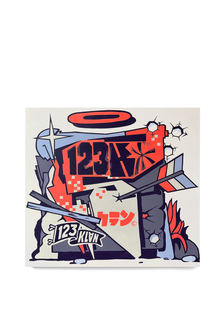 36 x 36" - Graffiti Letter  S Mix - 123klan