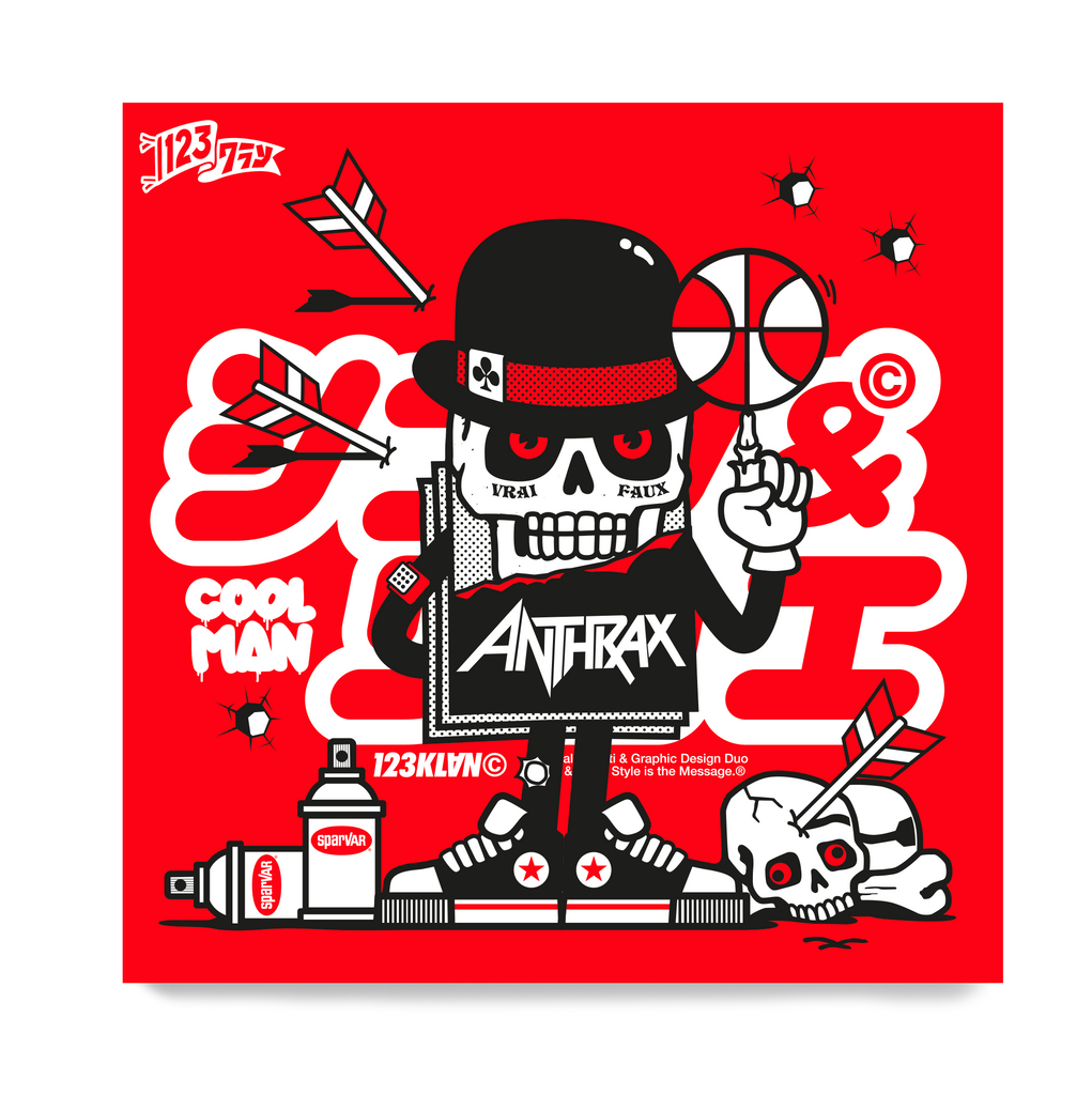 Mr card loves Anthrax Red