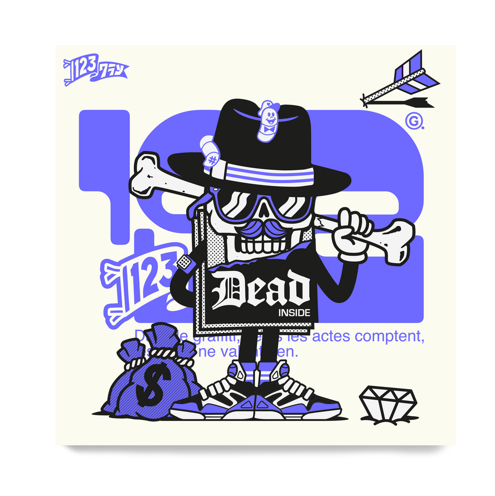 Pre-order Mr card is dead inside blue