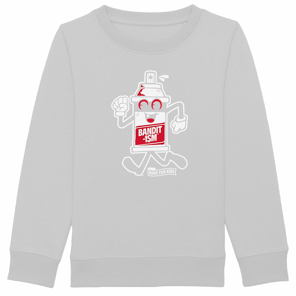 Sweat shirt have fun kids - face_gris
