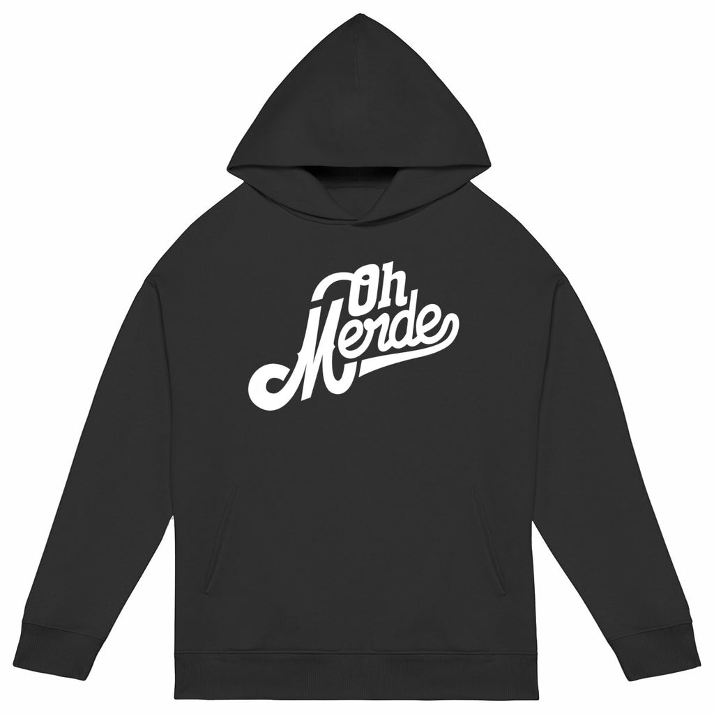Hoodie Oh Merde  - face_noir
