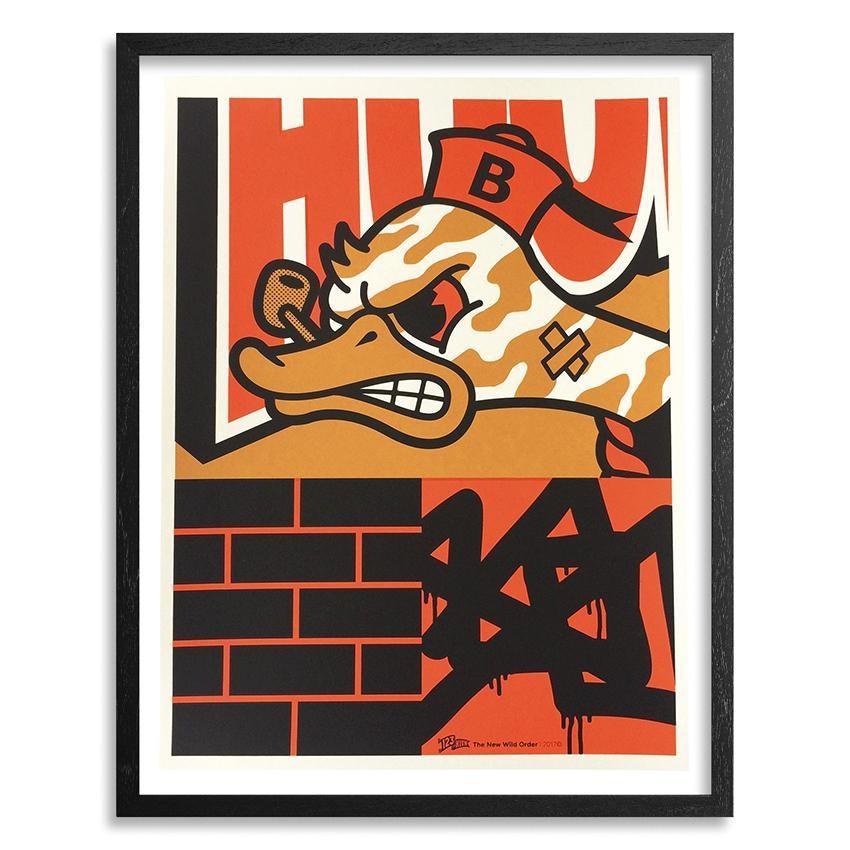 ART PRINT DUCK 9 X 12" - 123klan 123klan graffiti art