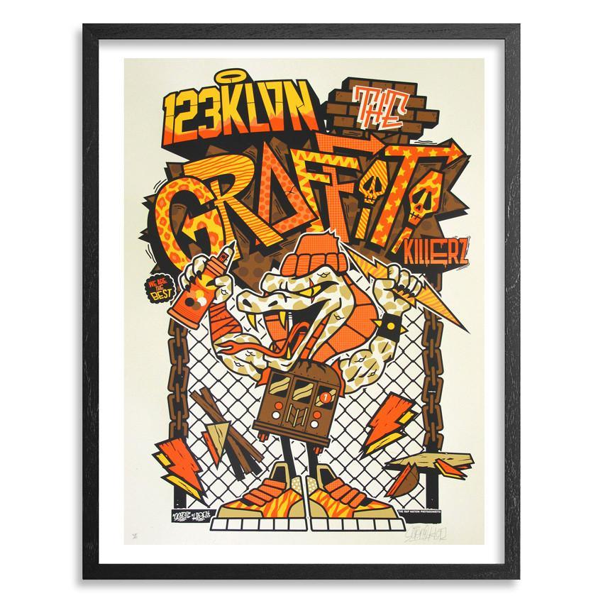 Art Print Graffiti Killer - 123klan 123klan graffiti art