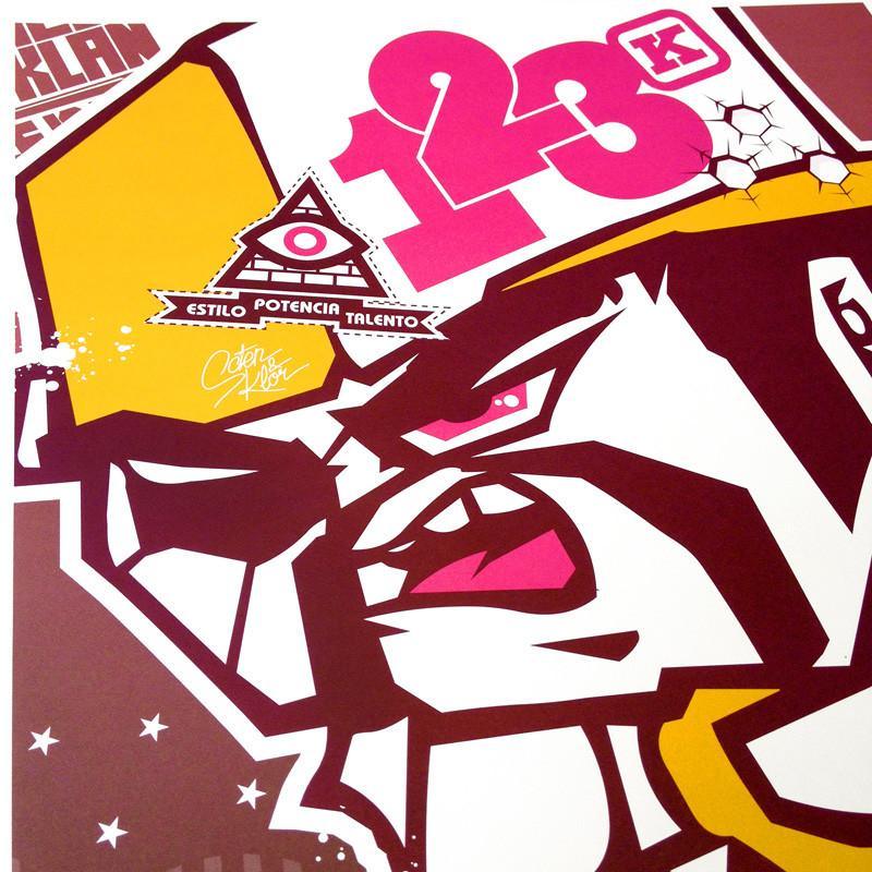 ART PRINT NIKE X 123KLAN - CHICANOS - 123klan 123klan graffiti art