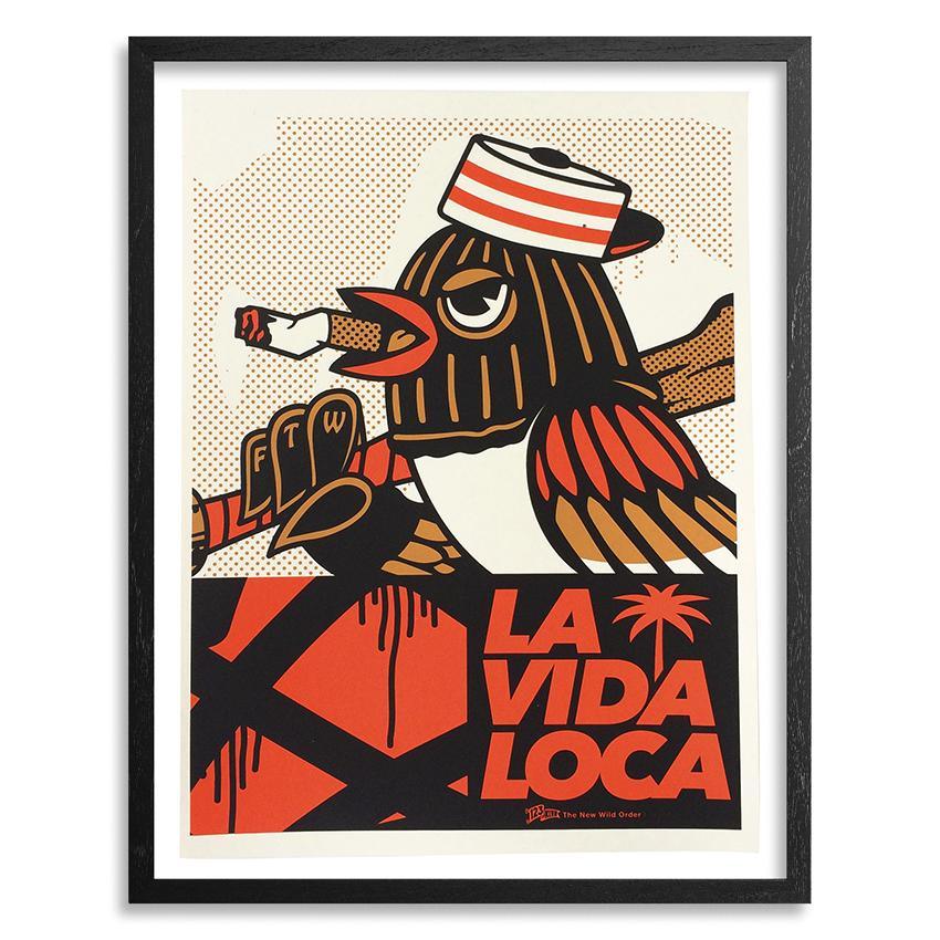 ART PRINT VIDA LOCA 9 x 12" - 123klan 123klan graffiti art