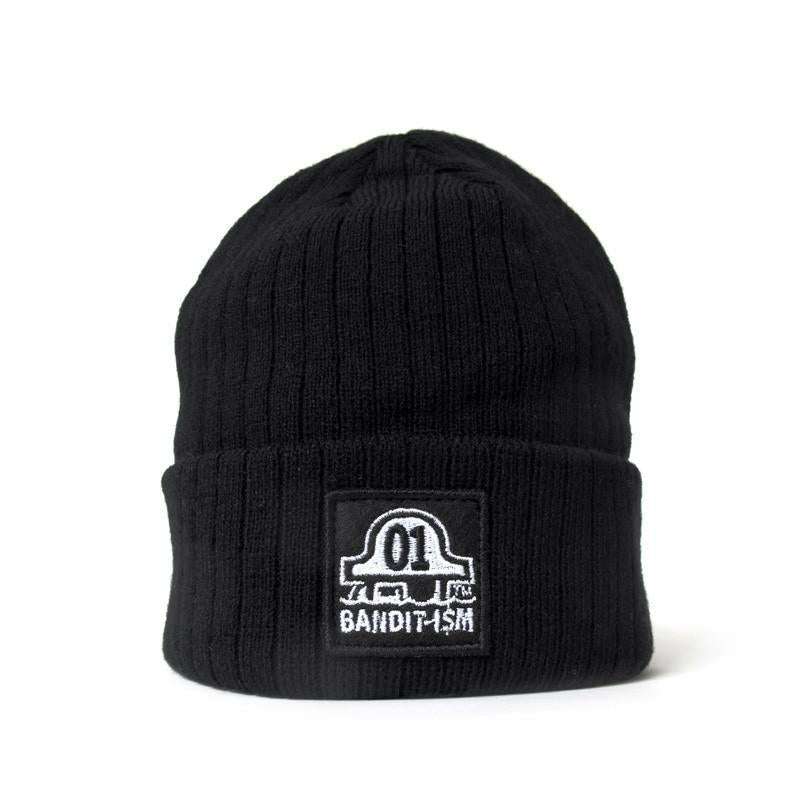 BEANIE BANDIT1SM BLACK - 123klan 123klan graffiti art