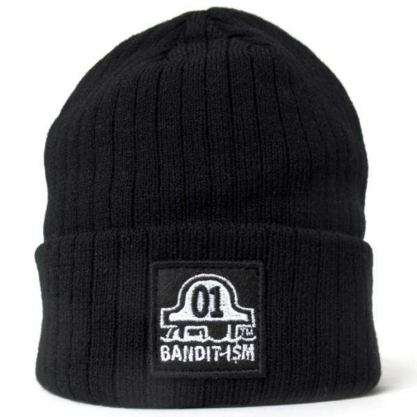 BEANIE BANDIT1SM BLACK - 123klan 123klan graffiti art