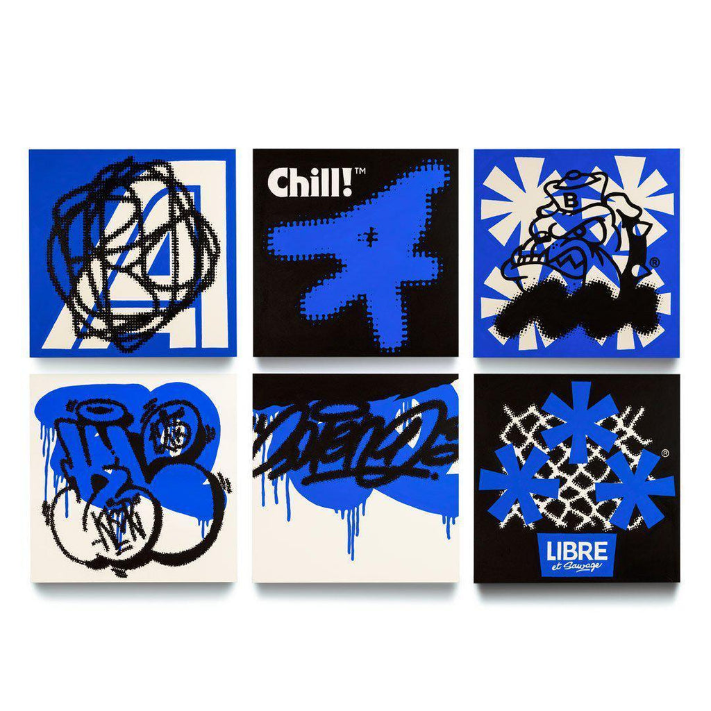 " Chill x Resilience  " 24 x 24" - 123klan 123klan graffiti art