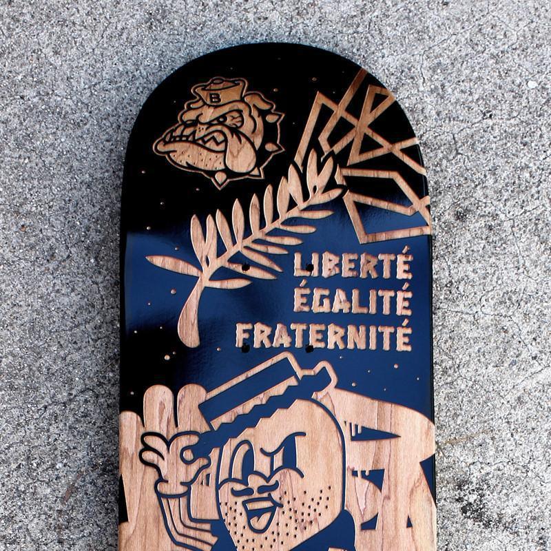 " French Arrogance " Collector Skateboard 1/5 - 123klan 123klan graffiti art
