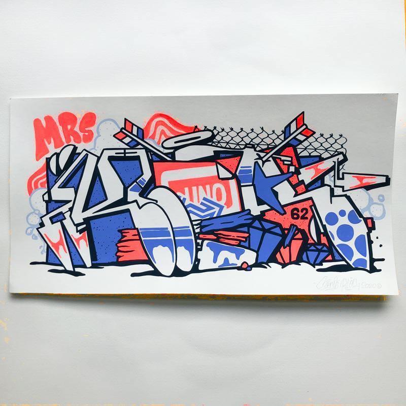 Graffiti Letter Sketch " Klor 62 " - 123klan 123klan graffiti art