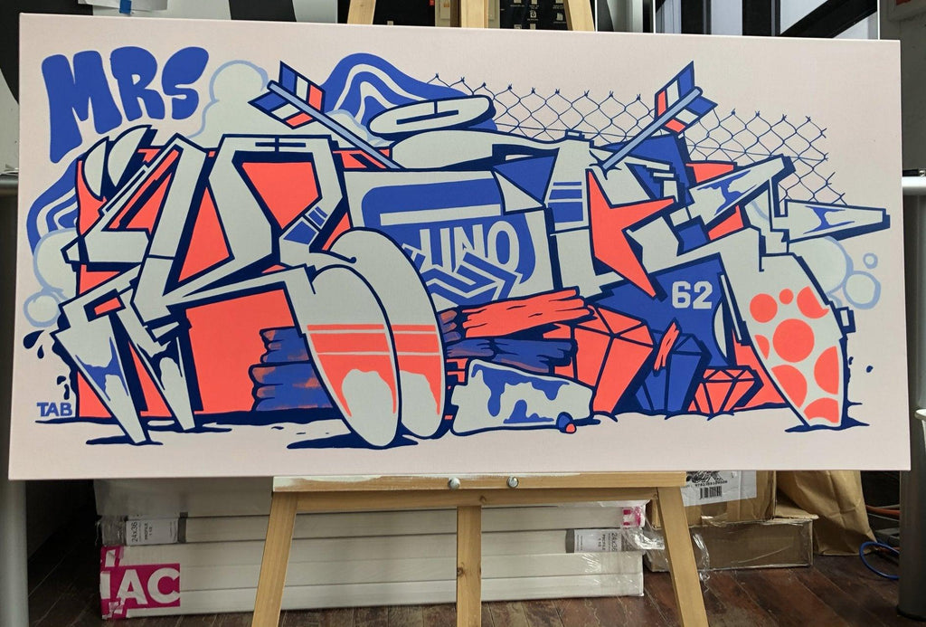 Klor 62 24 x 48" - 123klan 123klan graffiti art