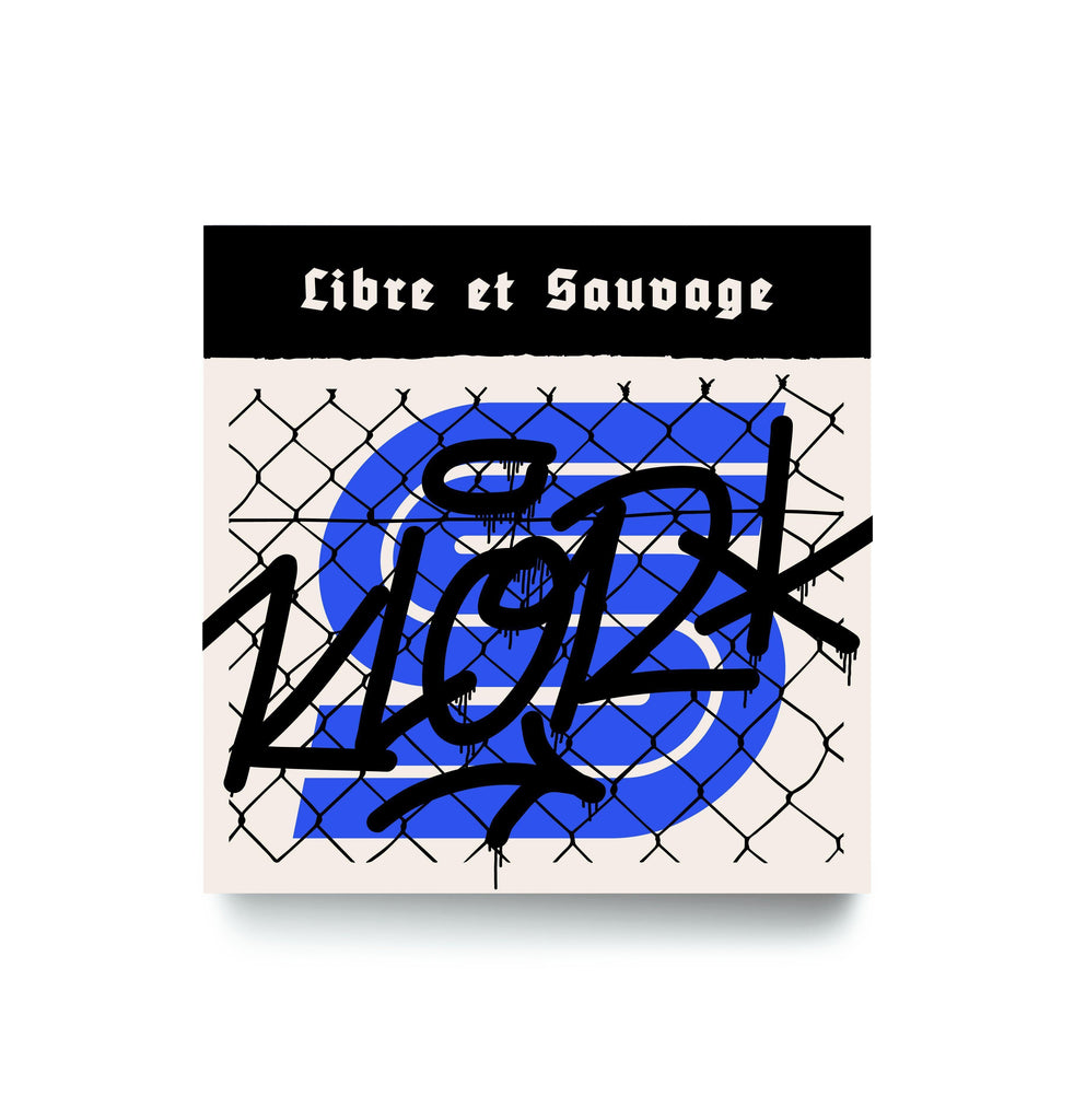 " Libre et Sauvage 2 " 54 x 54" - 123klan 123klan graffiti art