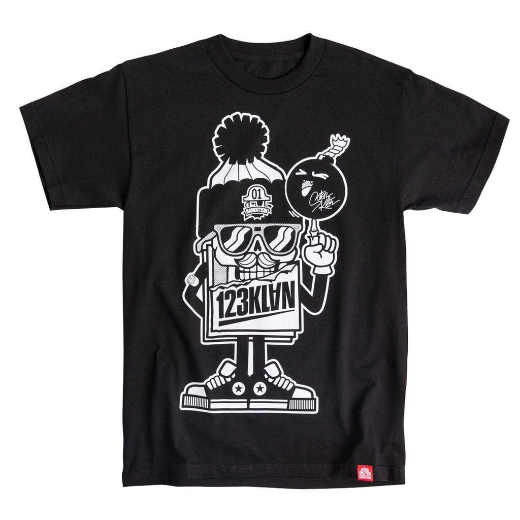 MASCOT 123KLAN MR CARD TEE - 123klan 123klan graffiti art