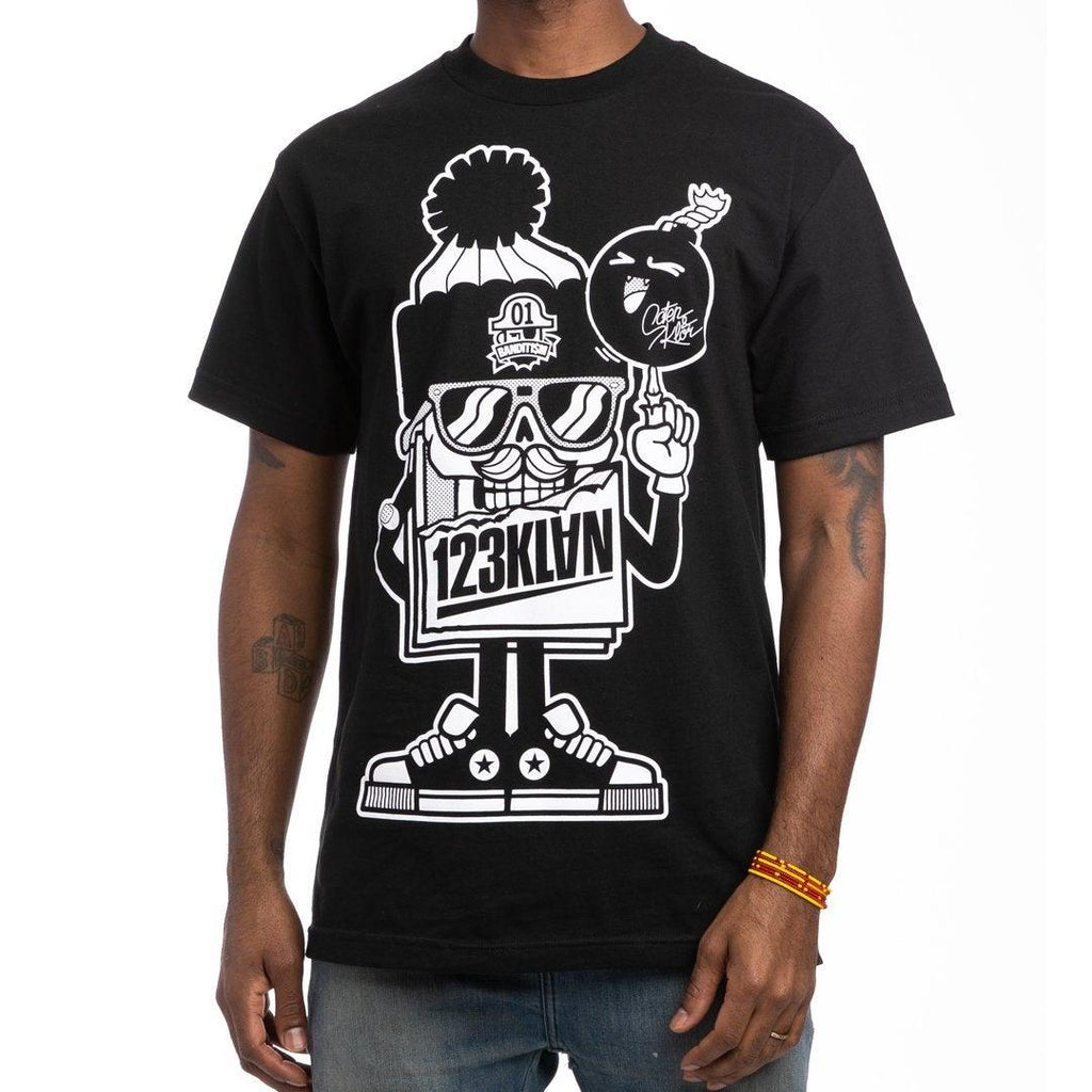 MASCOT 123KLAN MR CARD TEE - 123klan 123klan graffiti art