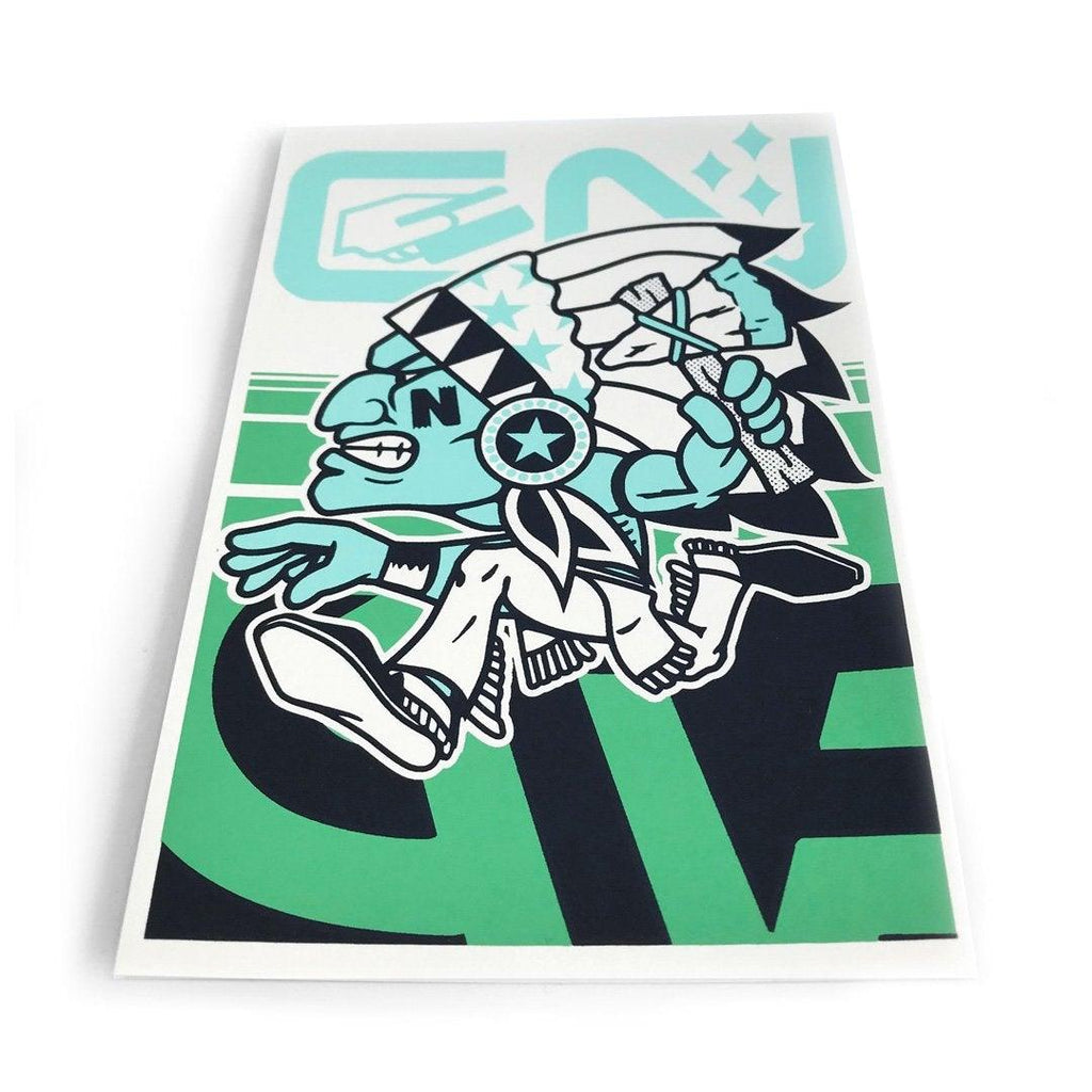 MINI PRINTS GREEN SERIES - 123klan 123klan graffiti art