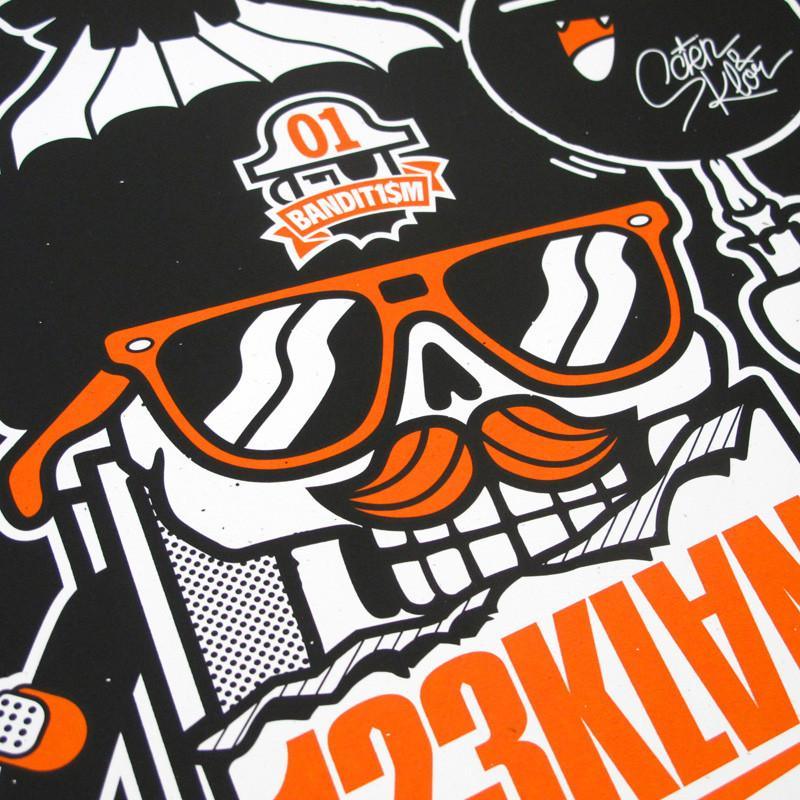 MISTER CARD MASCOT - 123klan 123klan graffiti art