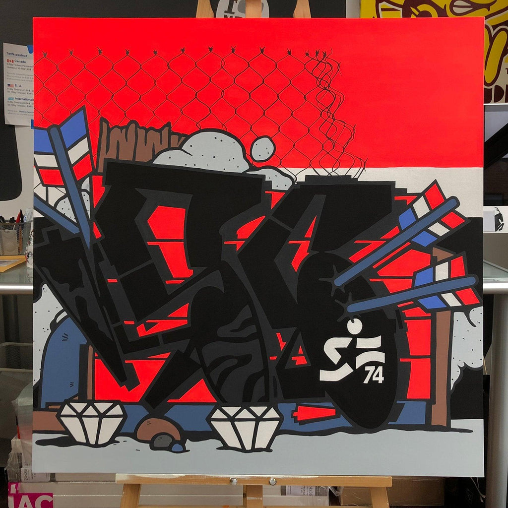 Mix Sc Fire  36 x 36 - 123klan 123klan graffiti art