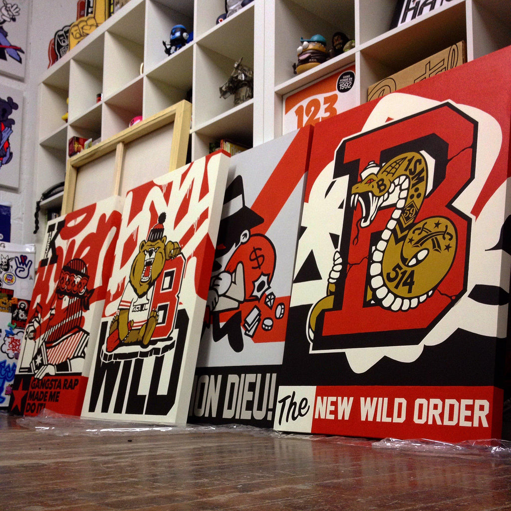 " New Wild Order " 24 x 36" - 123klan 123klan graffiti art