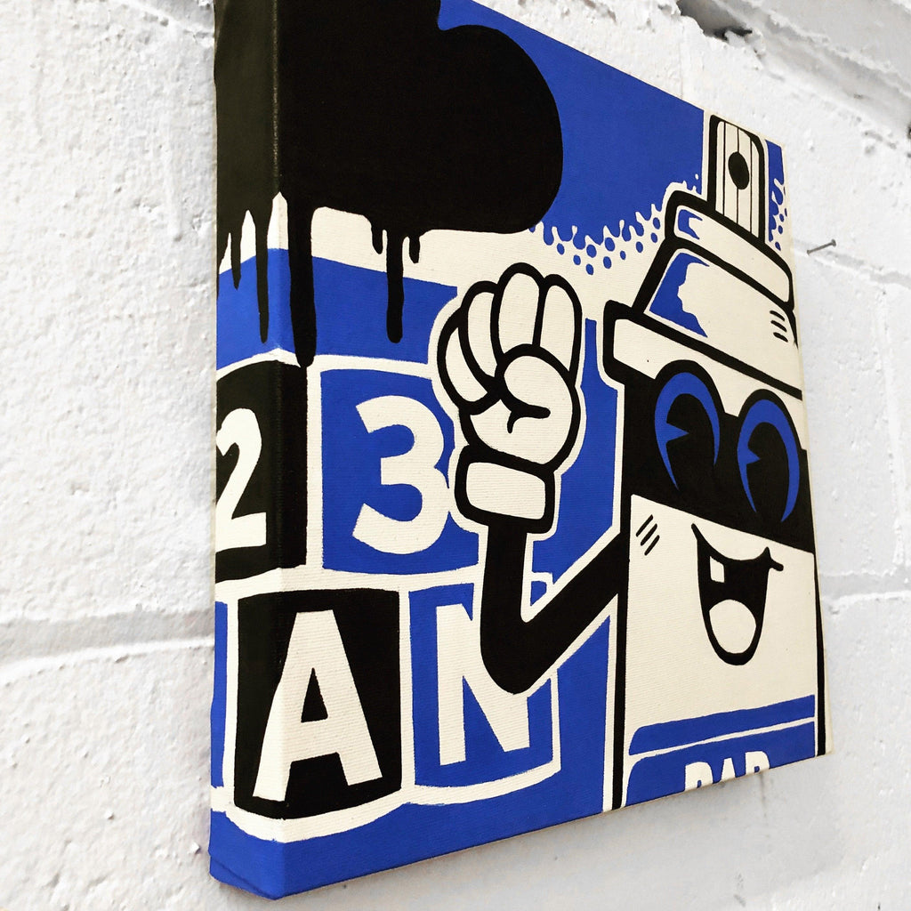 " Résilience 20 " 12 x 12" - 123klan 123klan graffiti art