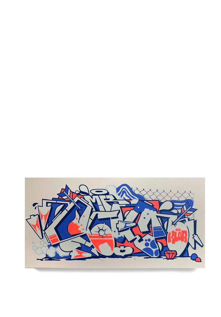 Scien  62 24x48" - 123klan 123klan graffiti art