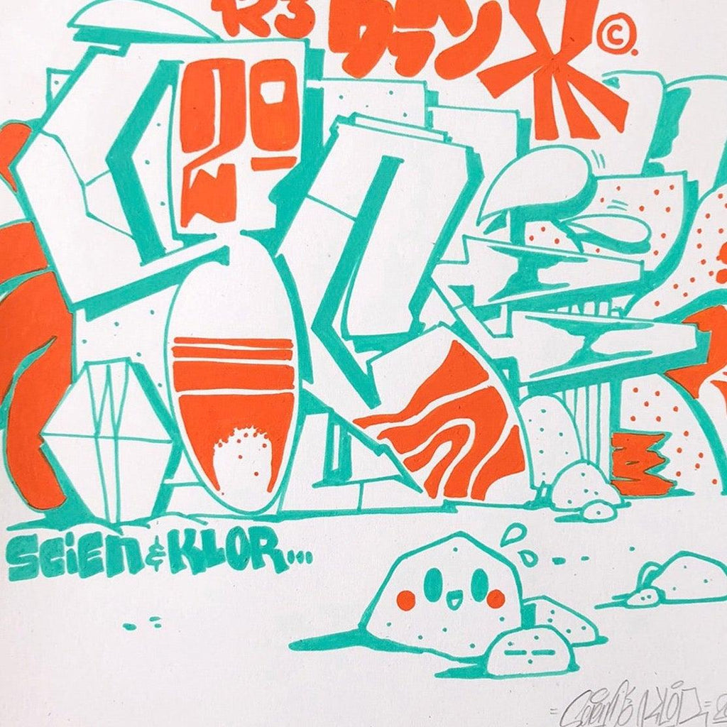 Sketch 8 x 8" - 123klan 123klan graffiti art