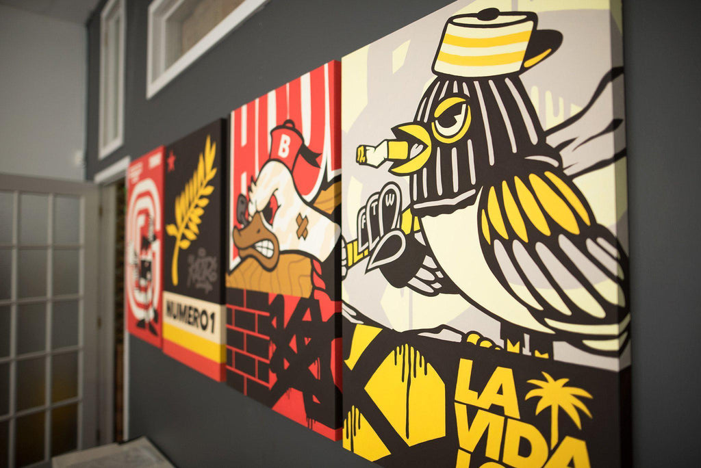 " Vida Loca " 24 x 36" - 123klan 123klan graffiti art